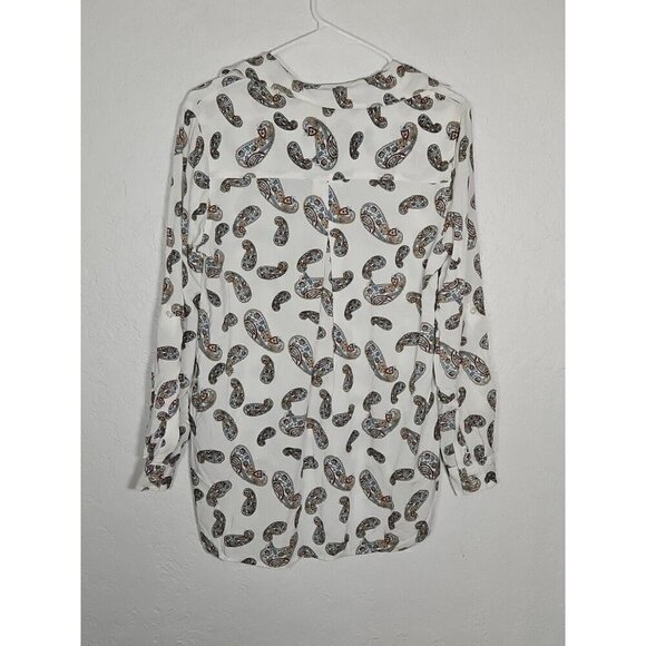 Velvet Heart Button Down Long Sleeve Paisley Long Sleeve Blouses Size XS - Picture 5 of 7